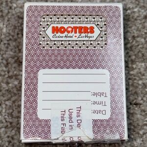 Paulson Hooters Casino Hotel Las Vegas Playing Cards Grand Pip Used 2012